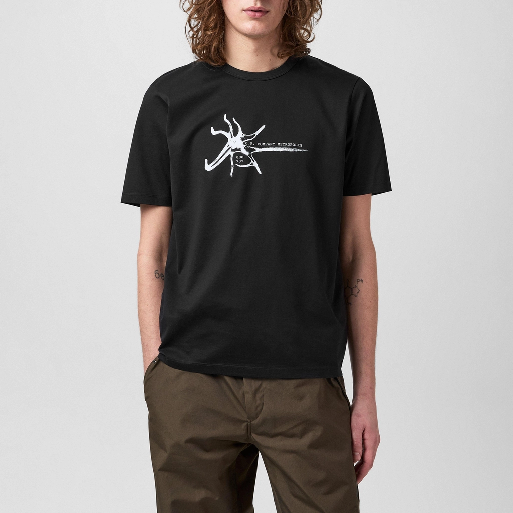CP Company T-Shirts - Short Sleeve - Black 999